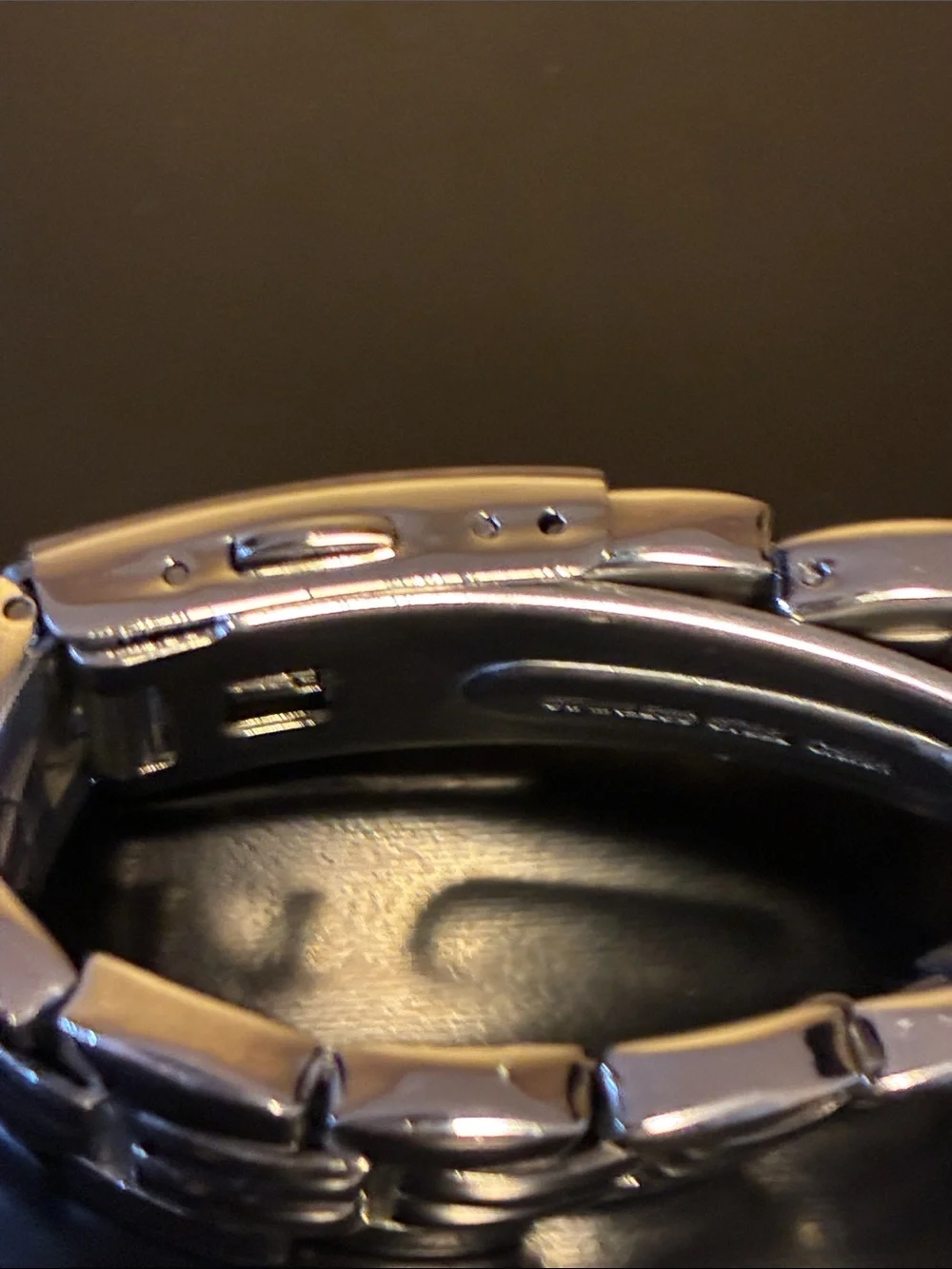 GUESS Silver Bracelet Watch with Pink Dial and Crystal Bezel-PARTS